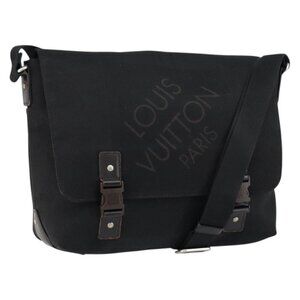 Authentic LOUIS VUITTON Damier Geant Roux Shoulder Bag Black M93079 LV